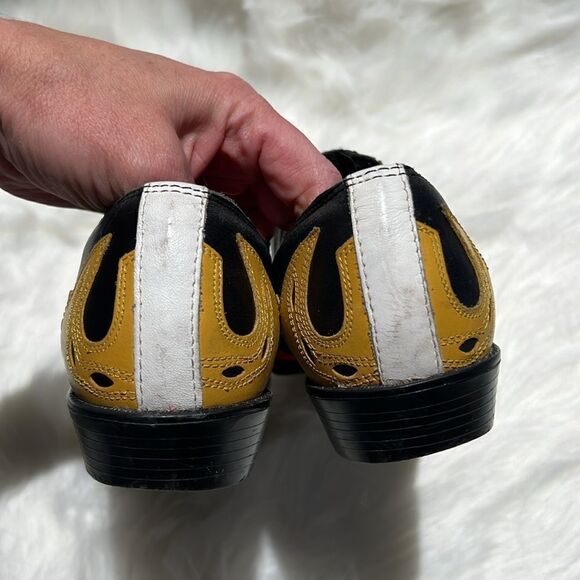 Mootsie Tootsie Color Block Western Genuine leather Shoe Boots Size 9.  B79 - Picture 7 of 9